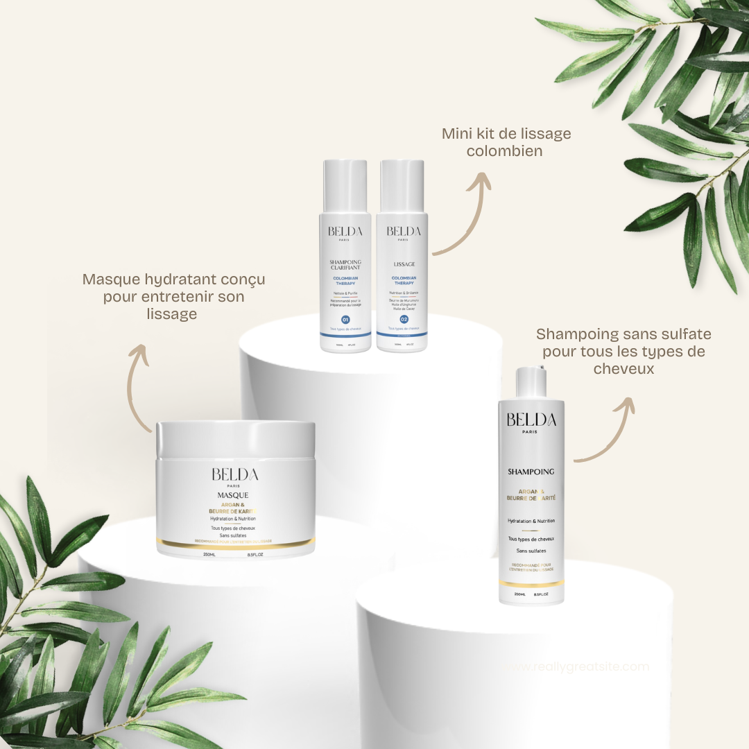 Kit complet pour un lissage parfait